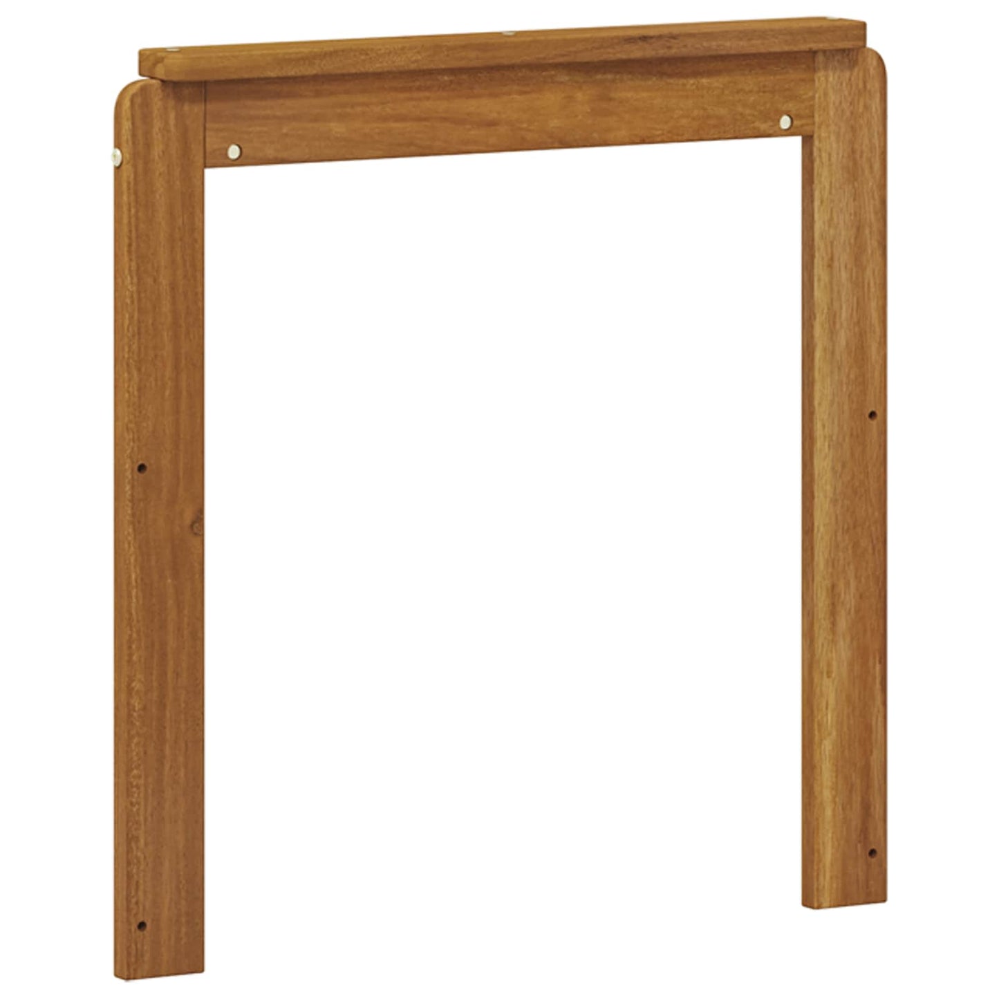 Armlæn 2 pcs Brun 59 x 6 x 61 cm Konstrueret træ