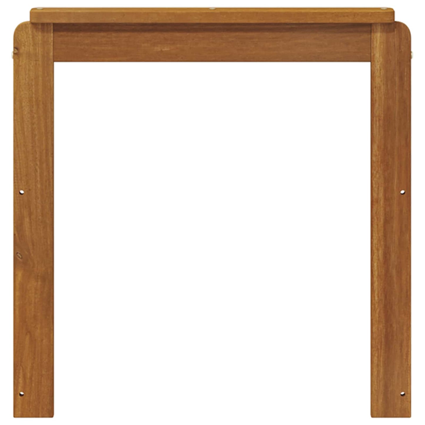 Armlæn 2 pcs Brun 59 x 6 x 61 cm Konstrueret træ