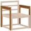 Armlæn 2 pcs Brun 59 x 6 x 61 cm Konstrueret træ