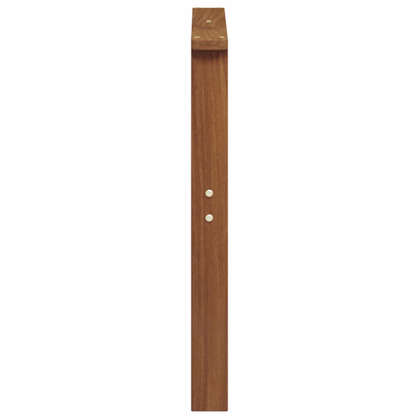 Armlænet 2 pcs Brun 60 x 6 x 61 cm Konstrueret træ