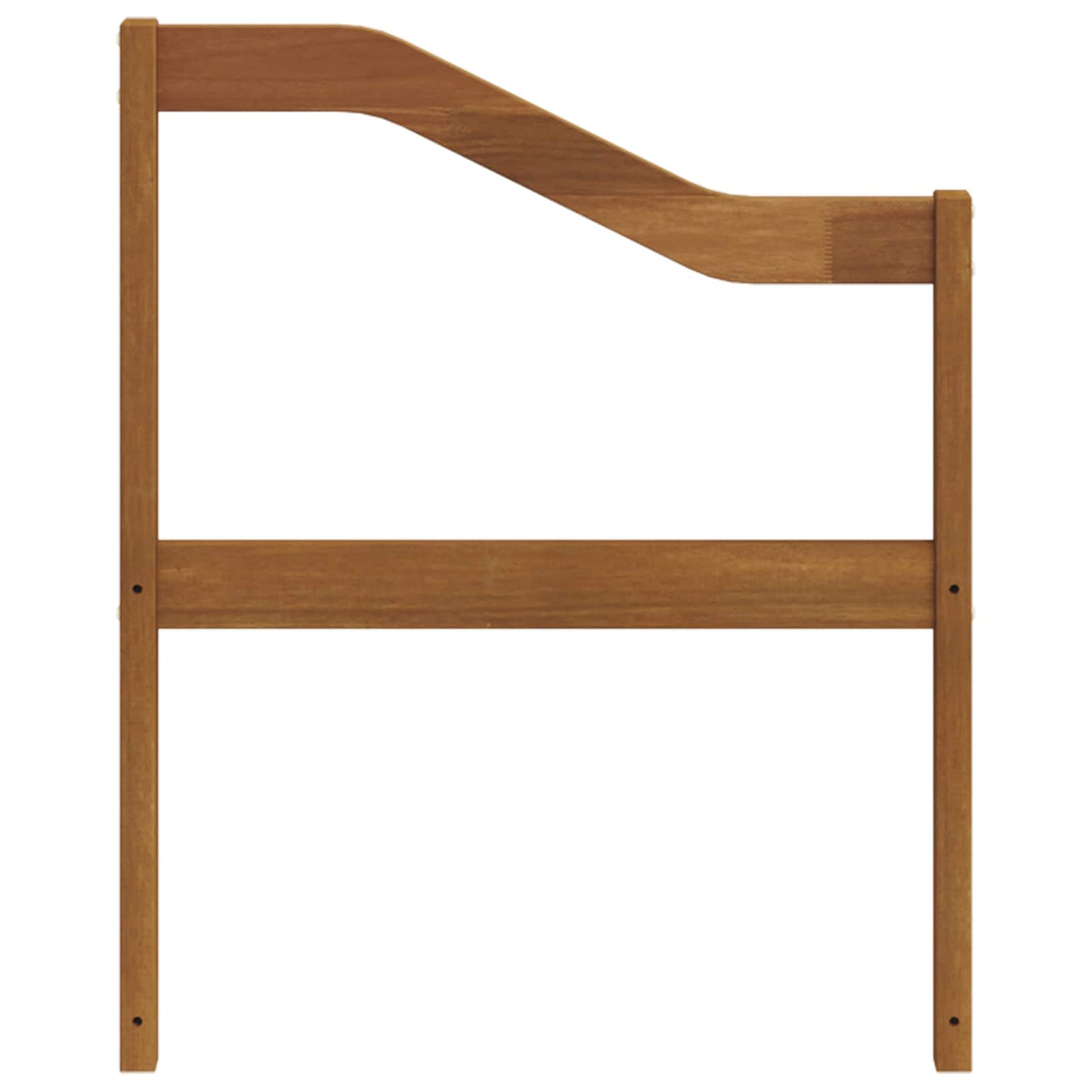 Armlæn 2 pcs Naturfarvet 59 x 4 x 73 cm Massivt Akacietræ