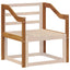 Armlæn 2 pcs Naturfarvet 59 x 4 x 73 cm Massivt Akacietræ