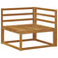 Udendørs Hjørnesofa Naturfarvet 83 x 83 x 73 cm
