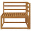 Udendørs Hjørnesofa Naturfarvet 83 x 83 x 73 cm