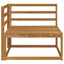 Udendørs Hjørnesofa Naturfarvet 83 x 83 x 73 cm