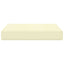 Udendørs Sofa Pude Creme 60 x 60 x 8 cm Polyester