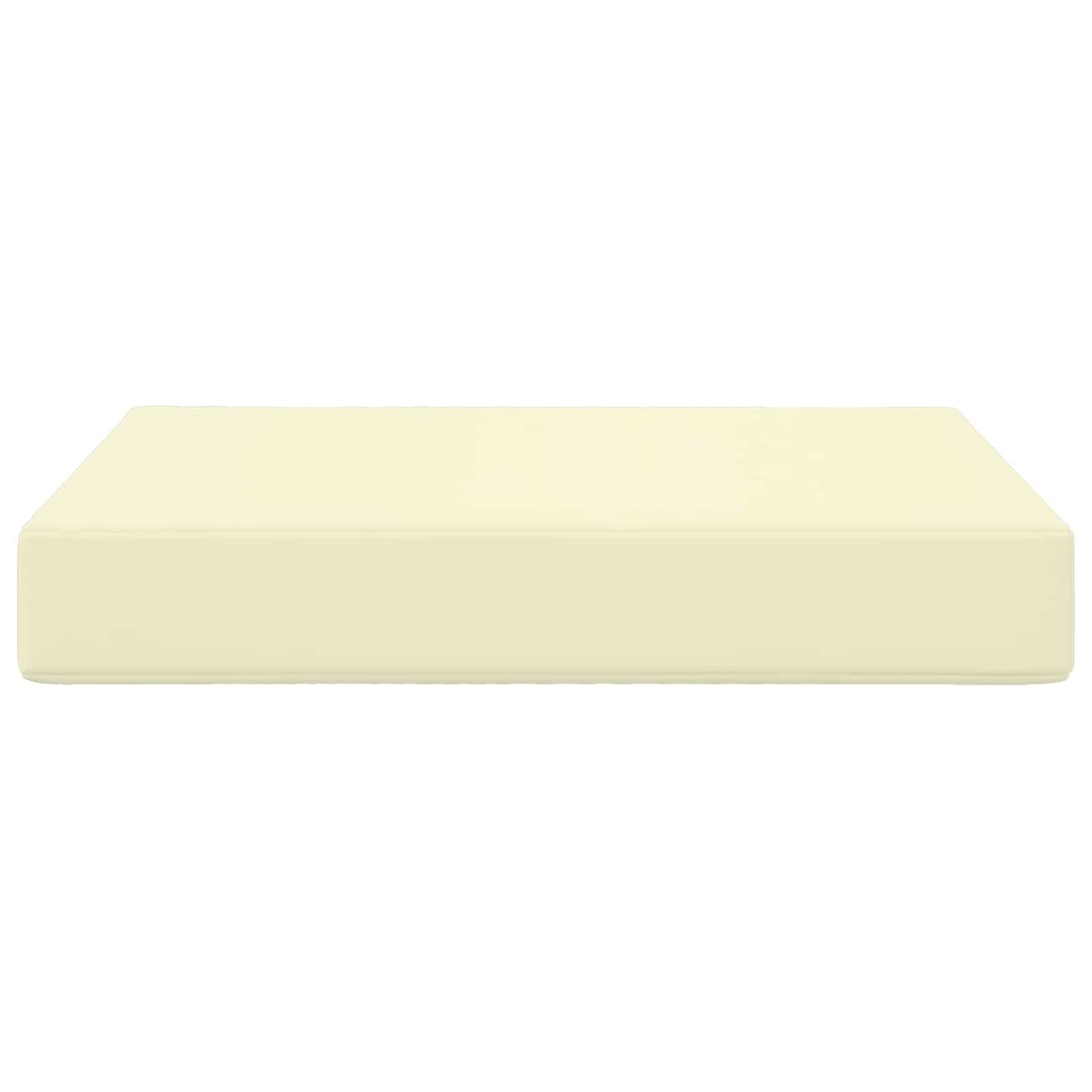 Udendørs Sofa Pude Creme 60 x 60 x 8 cm Polyester