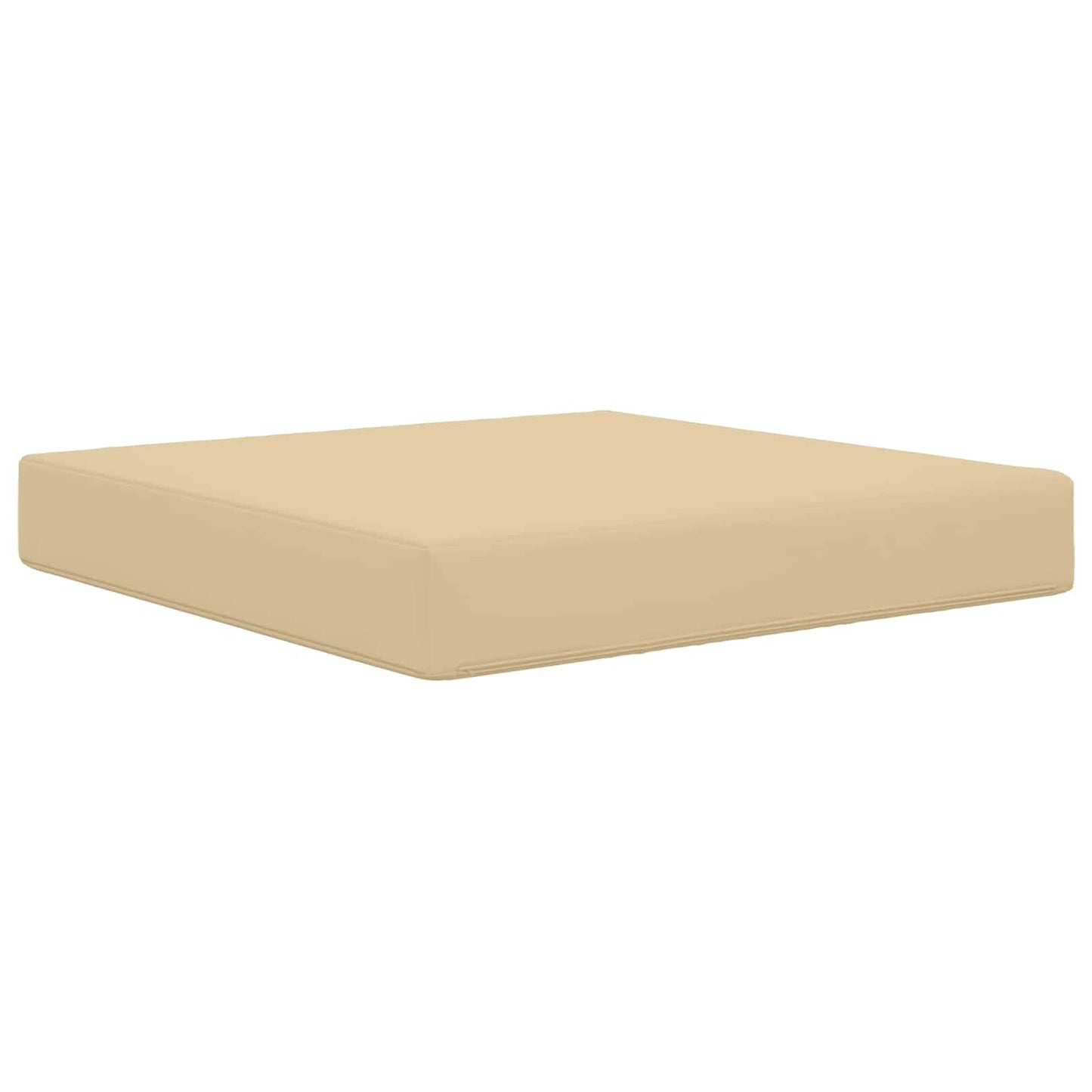 Udendørs Sofa Pude Beige 60 x 60 x 8 cm Polyester