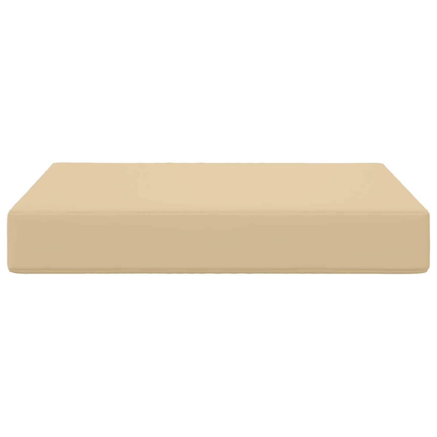 Udendørs Sofa Pude Beige 60 x 60 x 8 cm Polyester