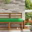 Udendørs Sofa Pude Grøn 60 x 60 x 8 cm Polyester