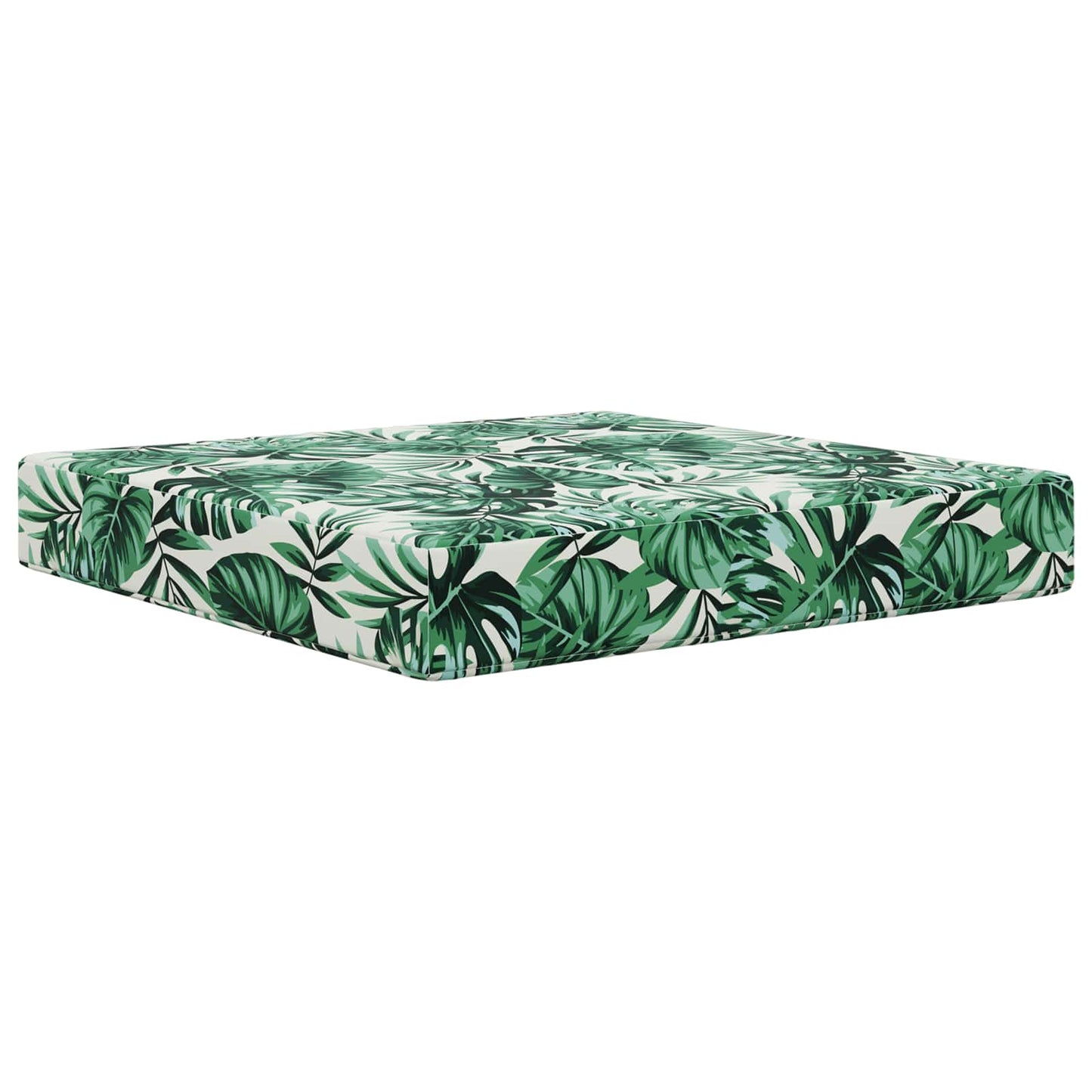 Udendørs Sofa Pude Bladmønster 60 x 60 x 8 cm Polyester