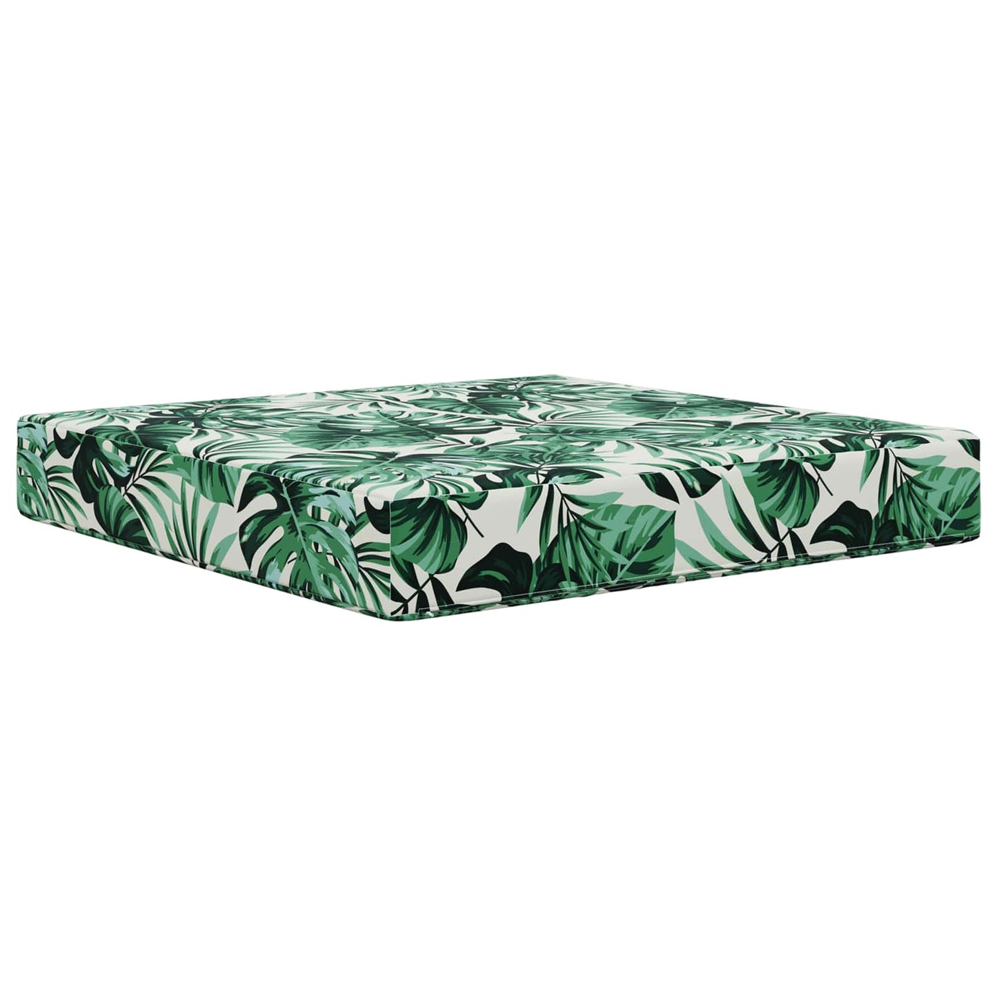 Udendørs Sofa Pude Bladmønster 60 x 60 x 8 cm Polyester