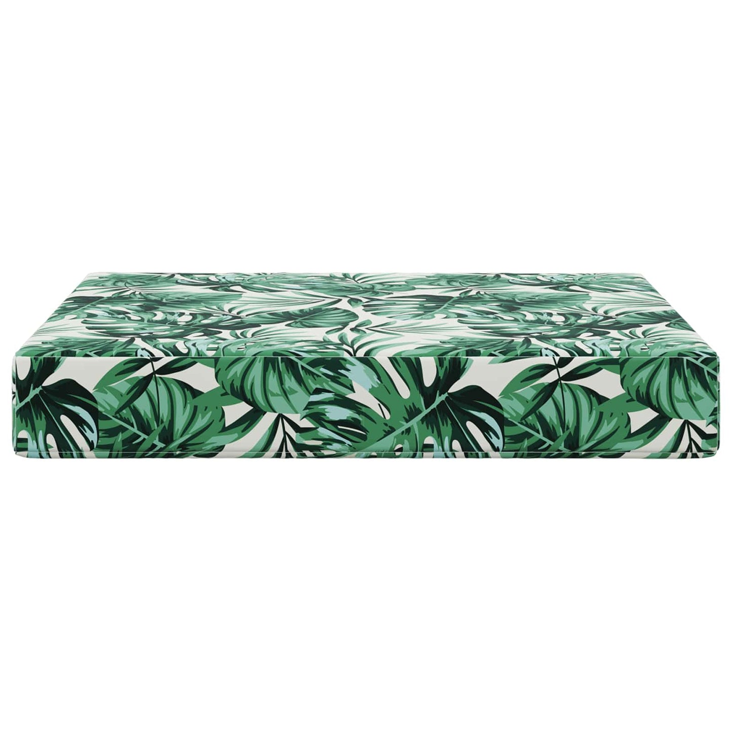 Udendørs Sofa Pude Bladmønster 60 x 60 x 8 cm Polyester