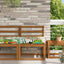 Udendørs Sofa Pude farverig 60 x 60 x 8 cm Polyester