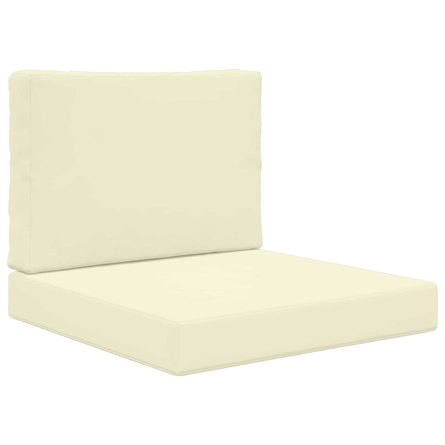 Udendørs Sofa Pude 2 pcs Creme Polyester