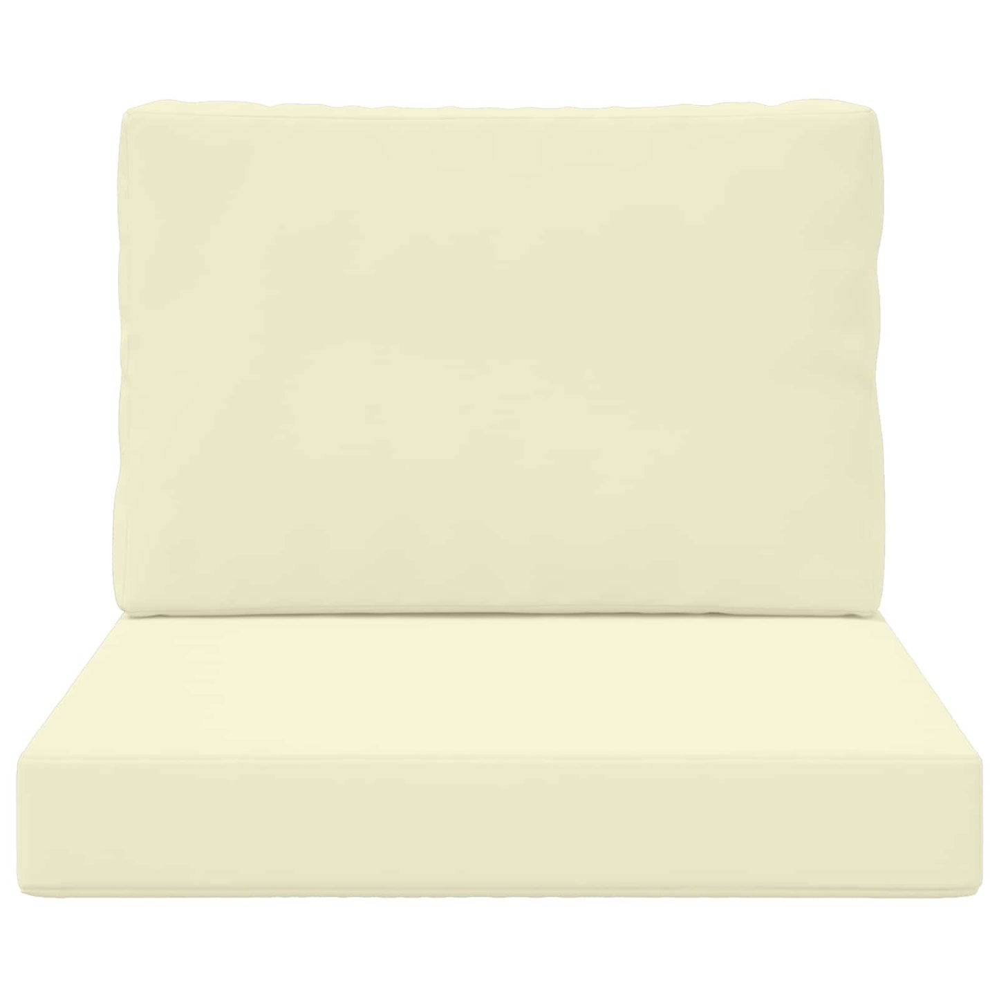 Udendørs Sofa Pude 2 pcs Creme Polyester