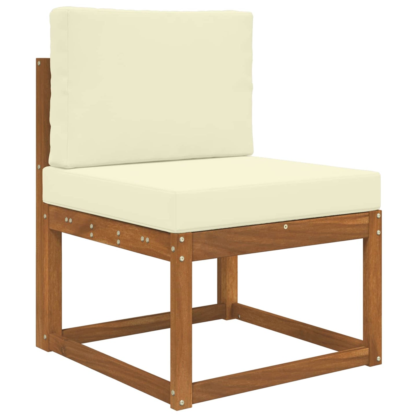 Udendørs Sofa Pude 2 pcs Creme Polyester