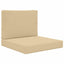 Udendørs Sofa Pude 2 pcs Beige Polyester