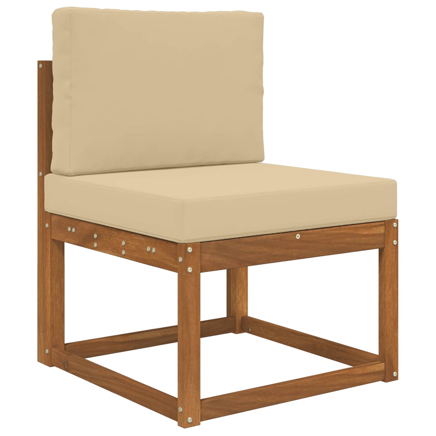 Udendørs Sofa Pude 2 pcs Beige Polyester