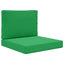 Udendørs Sofa Pude 2 pcs Grøn Polyester