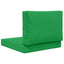 Udendørs Sofa Pude 2 pcs Grøn Polyester