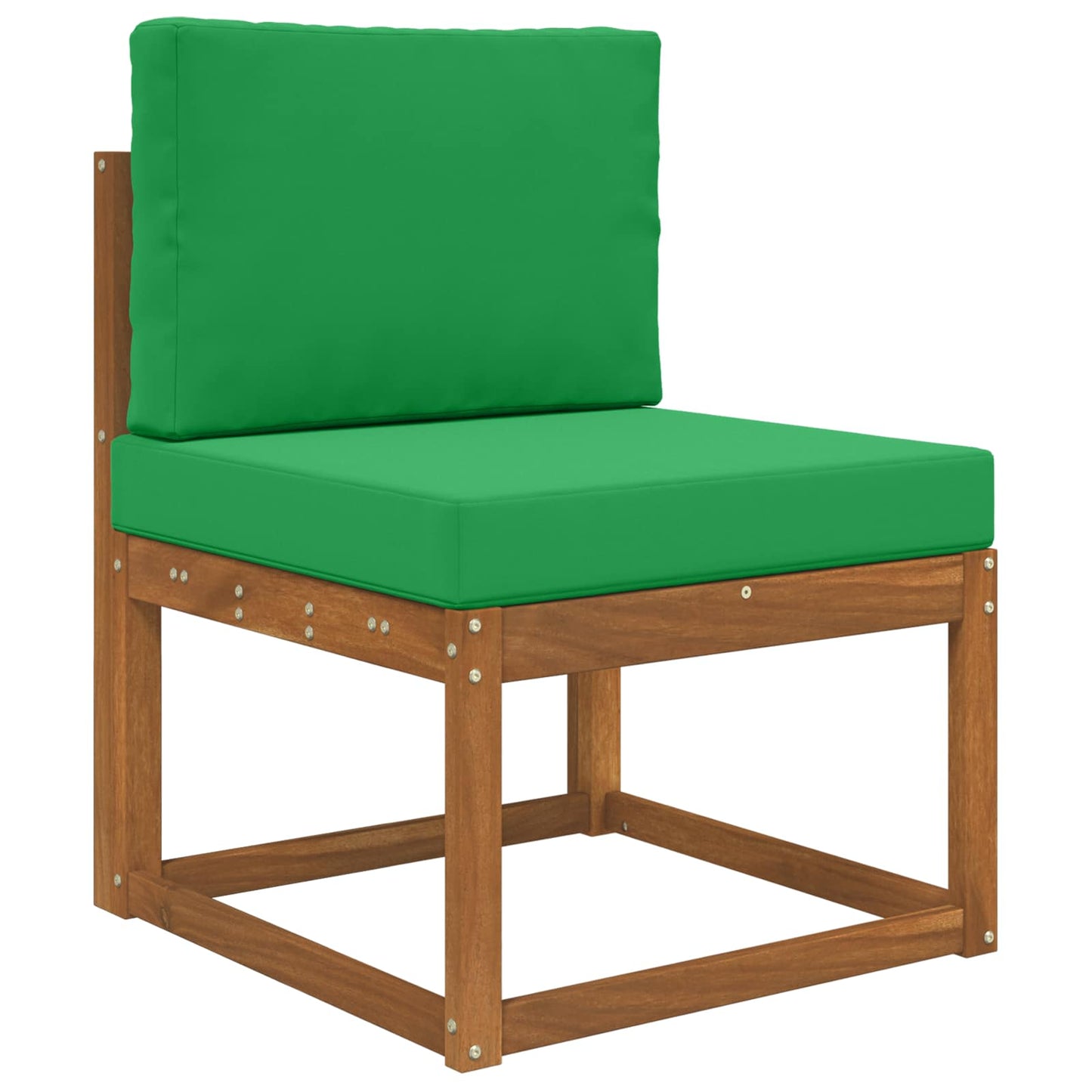 Udendørs Sofa Pude 2 pcs Grøn Polyester
