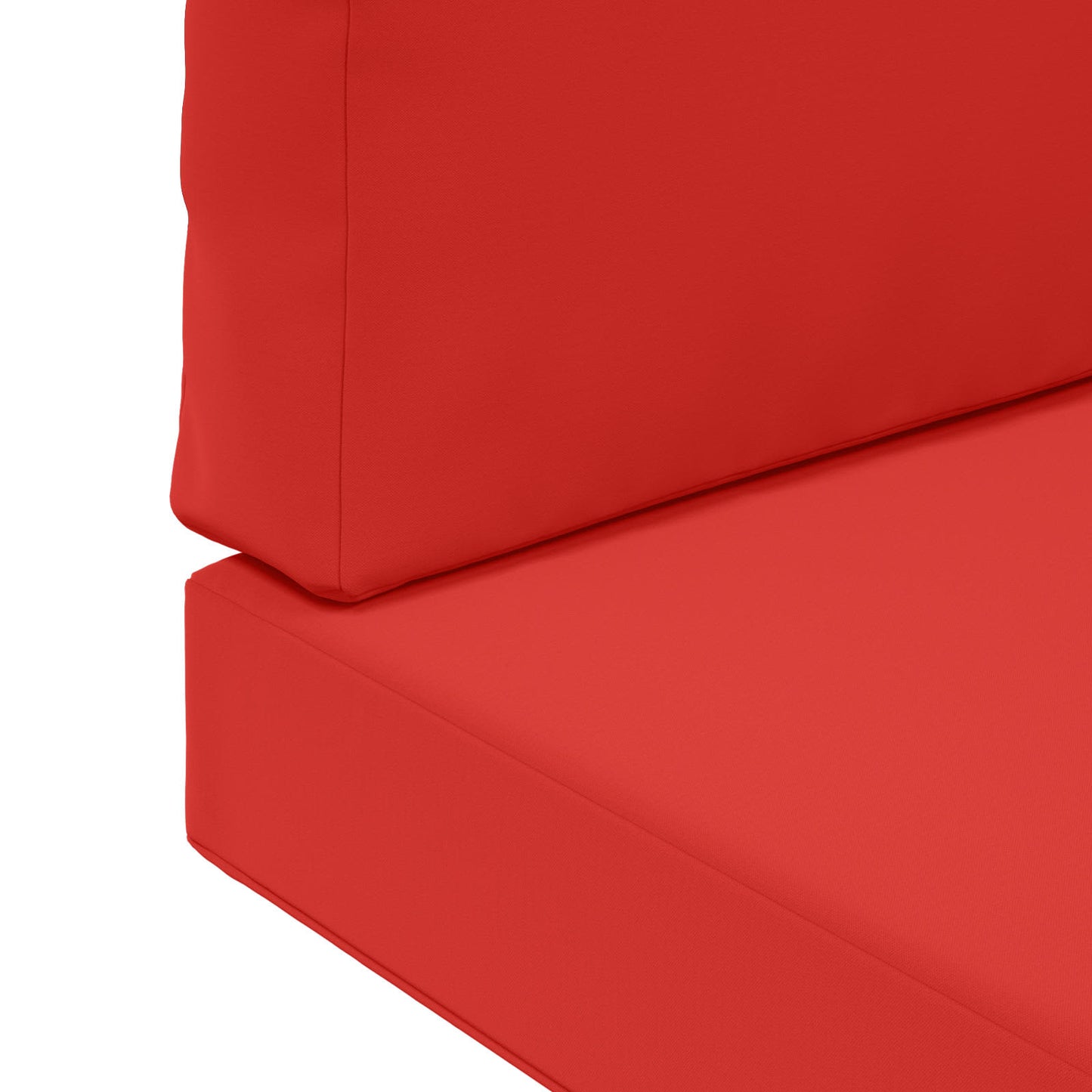 Udendørs Sofa Pude 2 pcs Rød Polyester