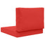 Udendørs Sofa Pude 2 pcs Rød Polyester
