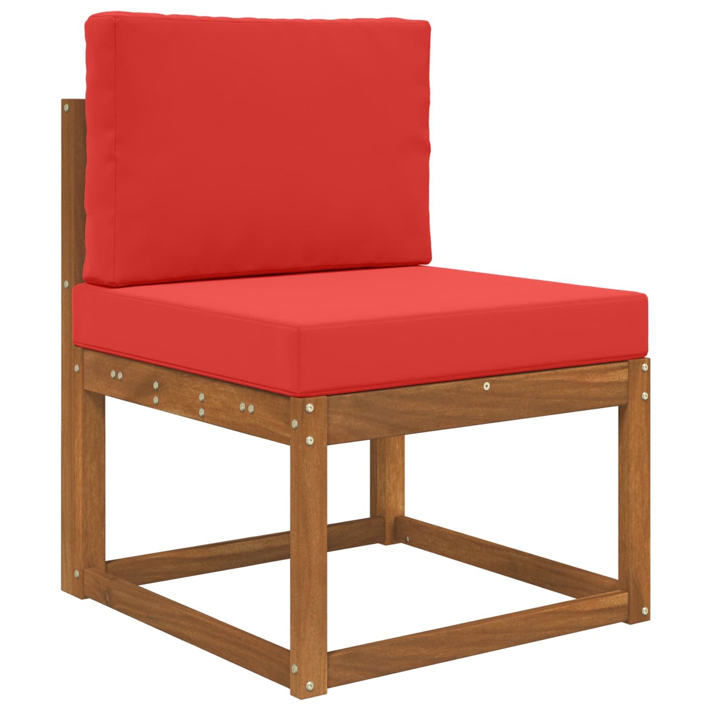 Udendørs Sofa Pude 2 pcs Rød Polyester