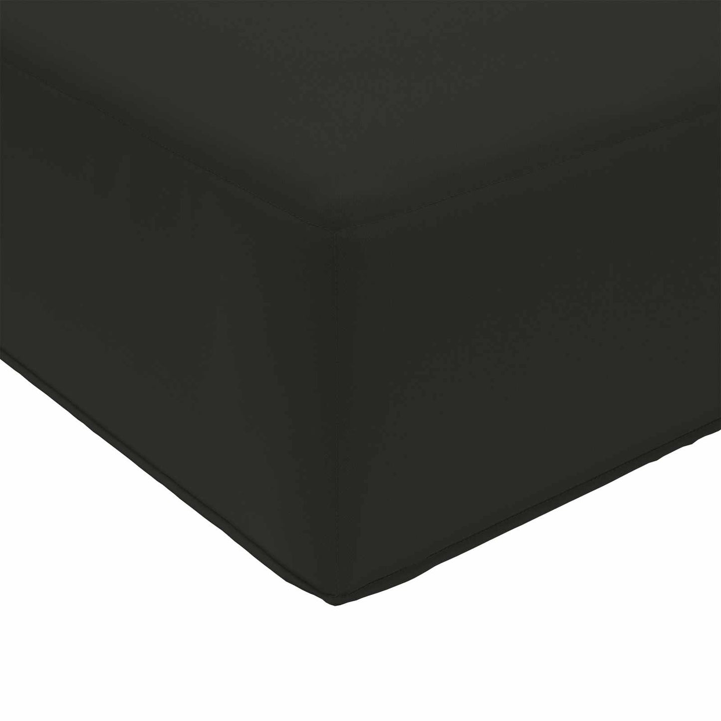 Udendørs Sofa Pude 2 pcs Sort Polyester