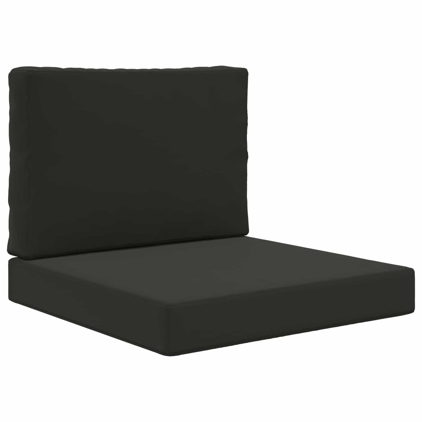 Udendørs Sofa Pude 2 pcs Sort Polyester