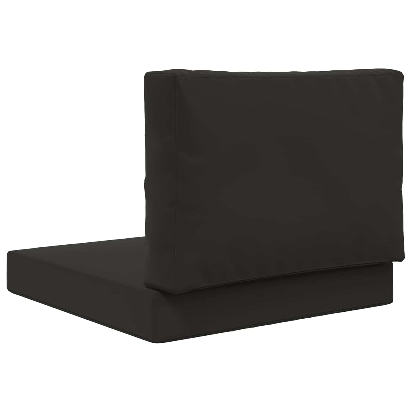 Udendørs Sofa Pude 2 pcs Sort Polyester