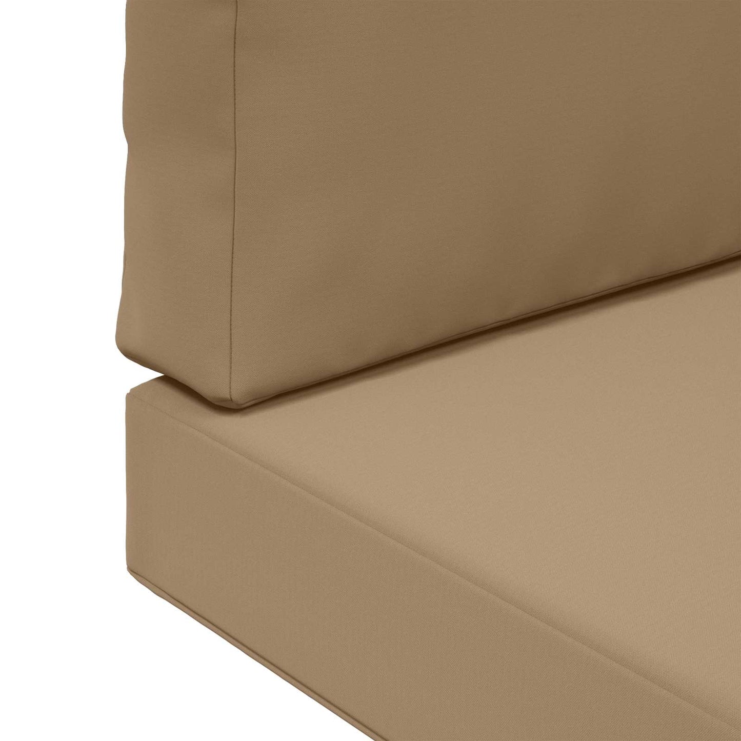 Udendørs Sofa Pude 2 pcs Gråbrun Polyester