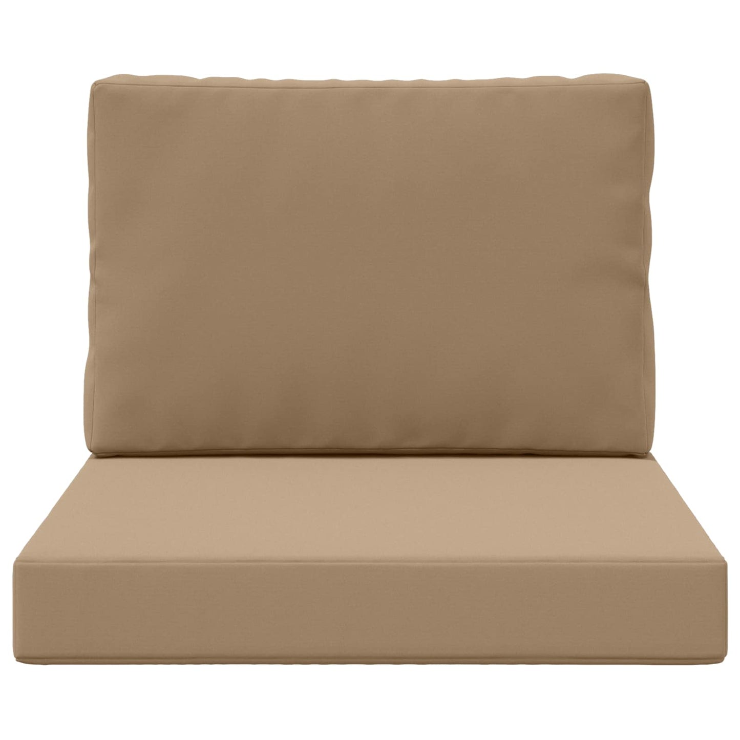 Udendørs Sofa Pude 2 pcs Gråbrun Polyester