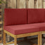 Udendørs Sofa Pude 2 pcs Vinrød Polyester