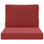 Udendørs Sofa Pude 2 pcs Vinrød Polyester