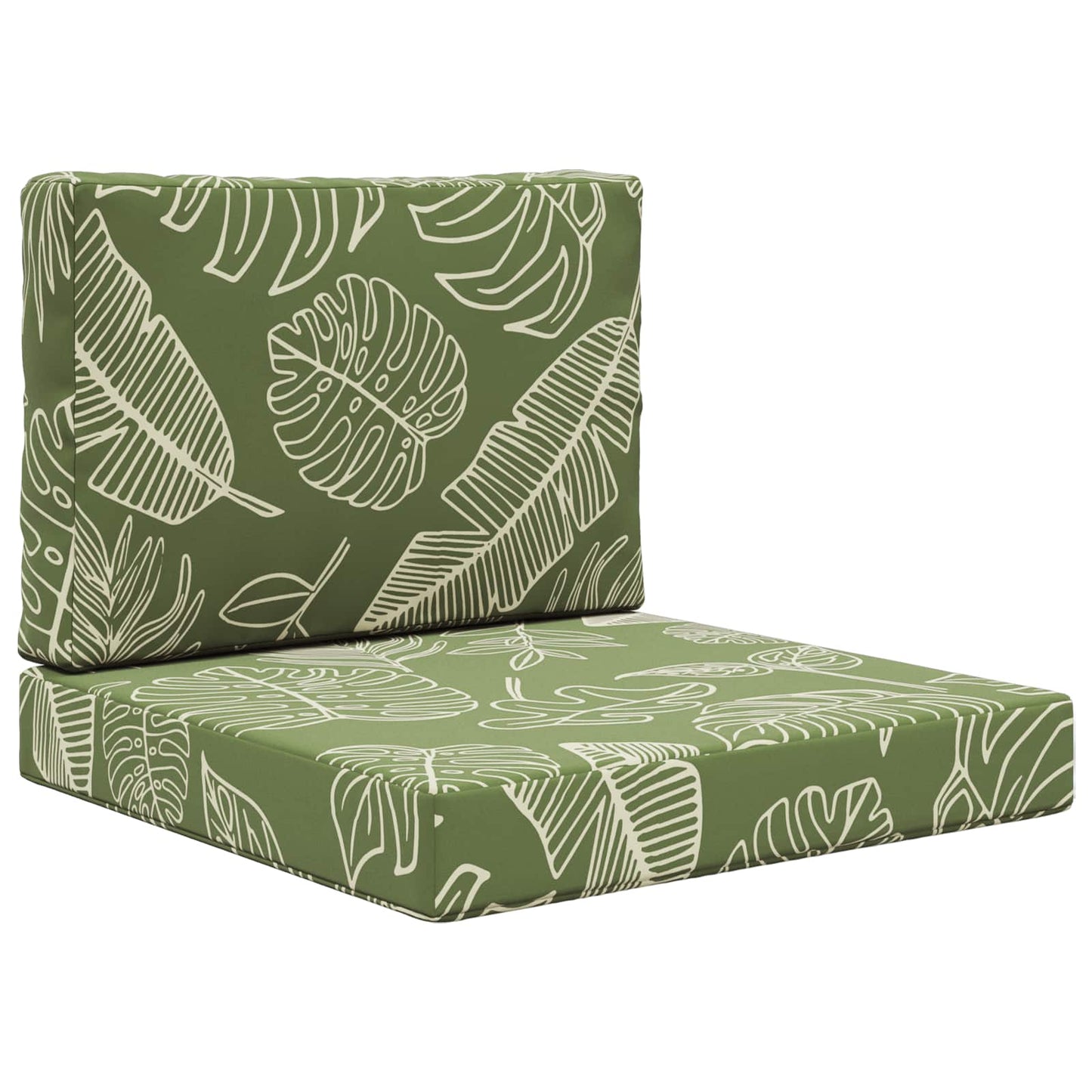 Udendørs Sofa Pude 2 pcs Bladdesign Polyester