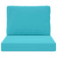 Udendørs Sofa Pude 2 pcs Turkis Polyester