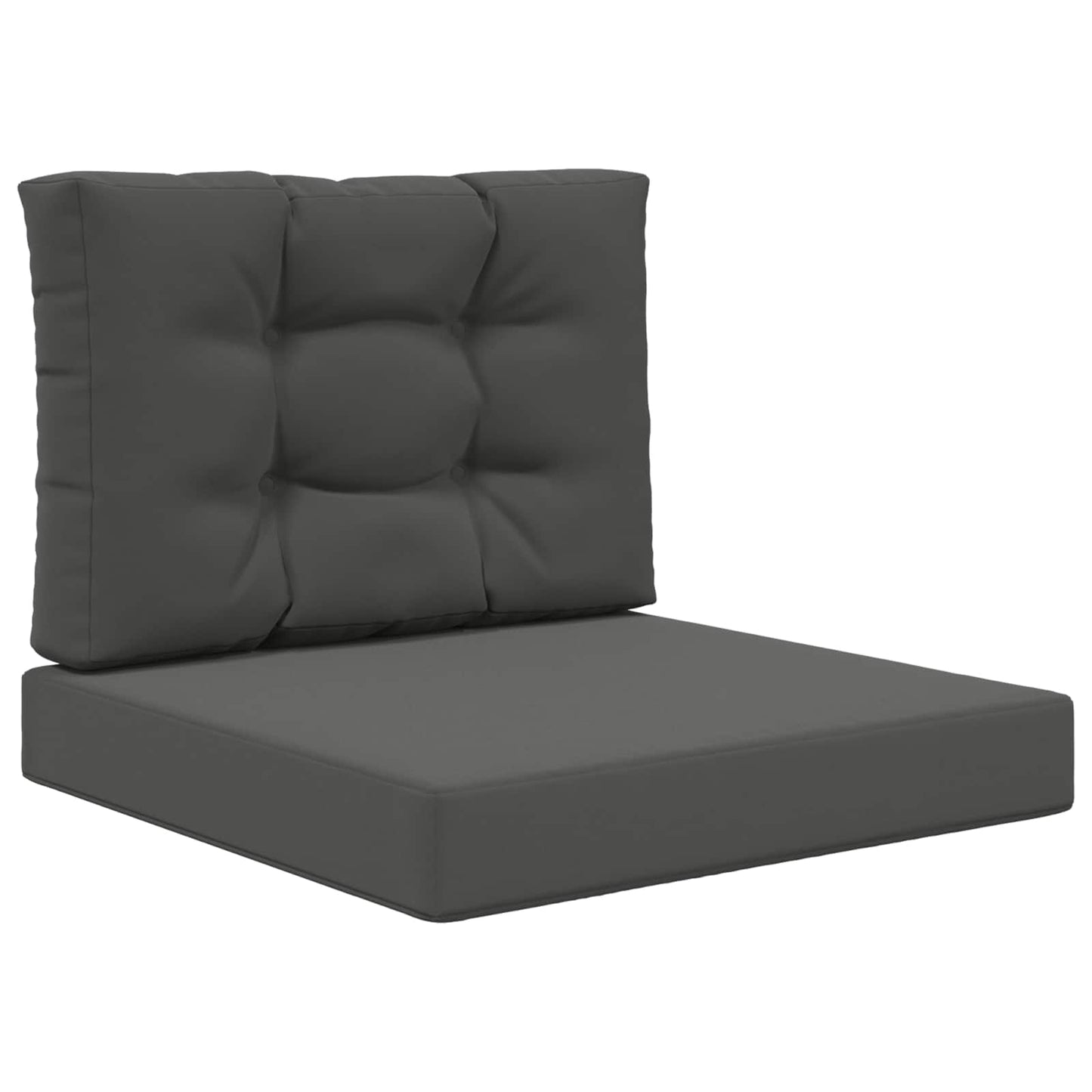 Udendørs Sofa Pude 2 pcs Antracit Polyester