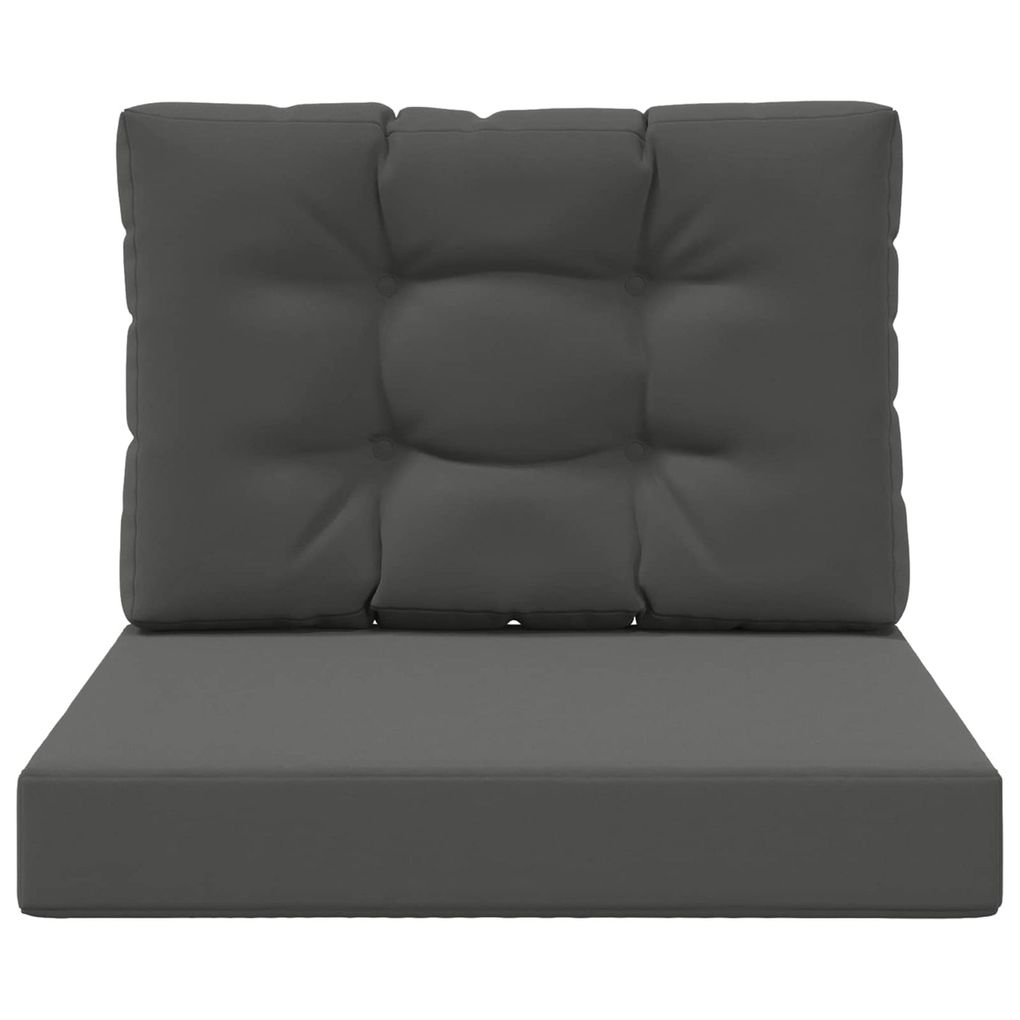 Udendørs Sofa Pude 2 pcs Antracit Polyester