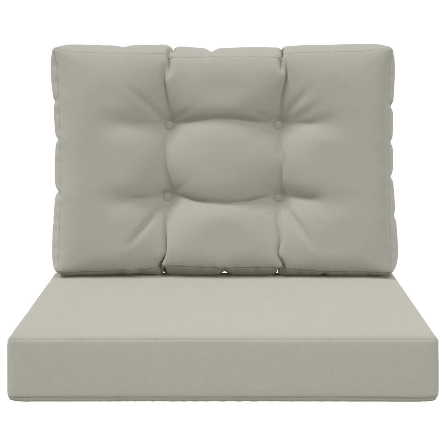 Udendørs Sofa Pude 2 pcs Grå Polyester