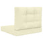 Udendørs Sofa Pude 2 pcs Creme Polyester