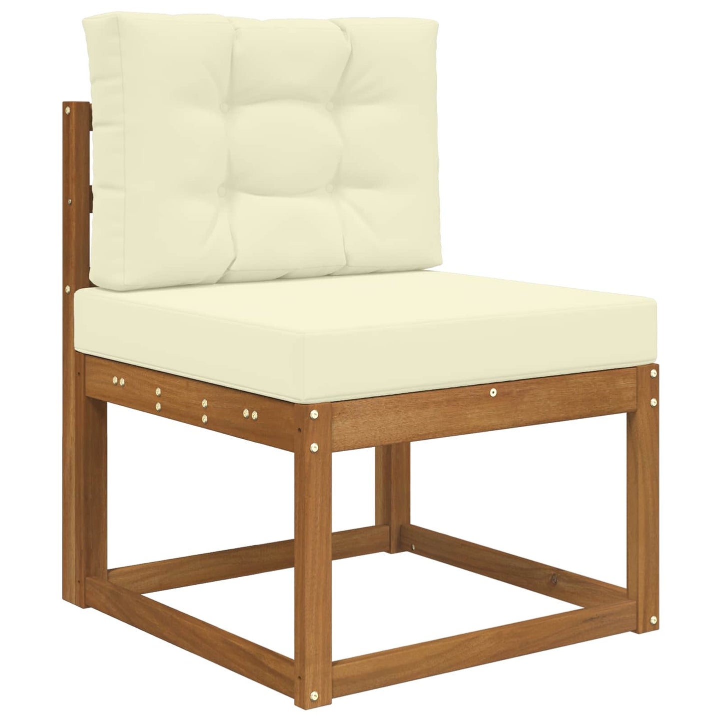 Udendørs Sofa Pude 2 pcs Creme Polyester