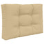 Udendørs Sofa Pude 2 pcs Beige Polyester