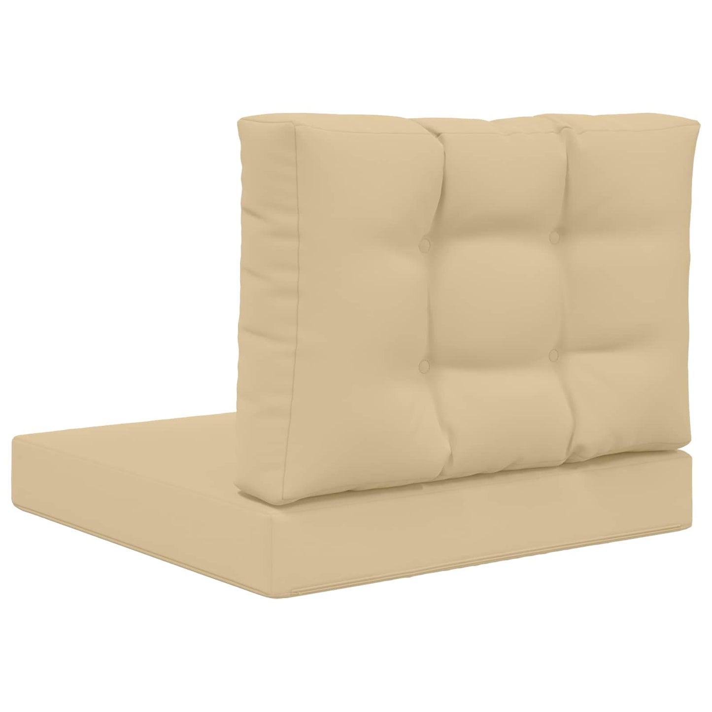 Udendørs Sofa Pude 2 pcs Beige Polyester