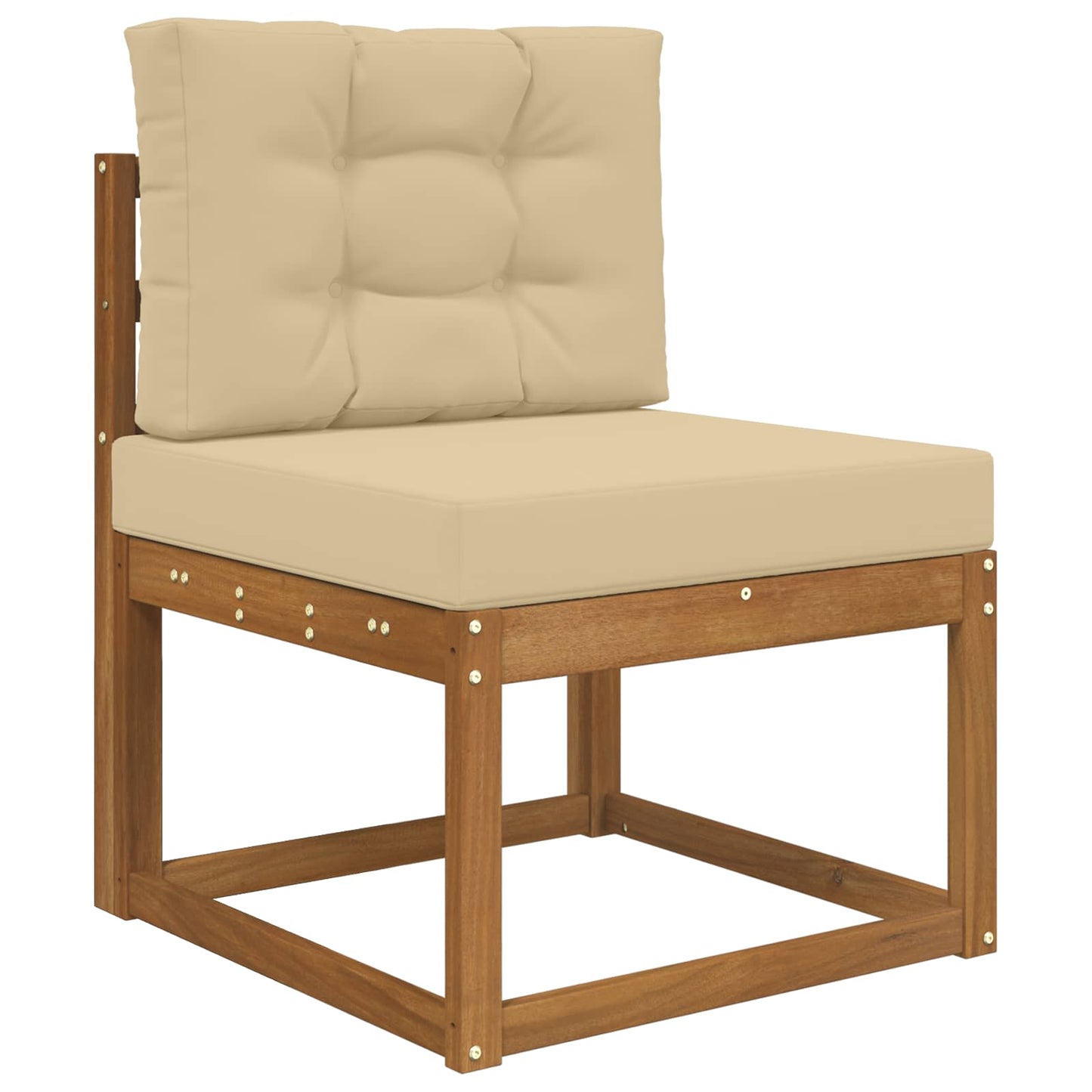Udendørs Sofa Pude 2 pcs Beige Polyester