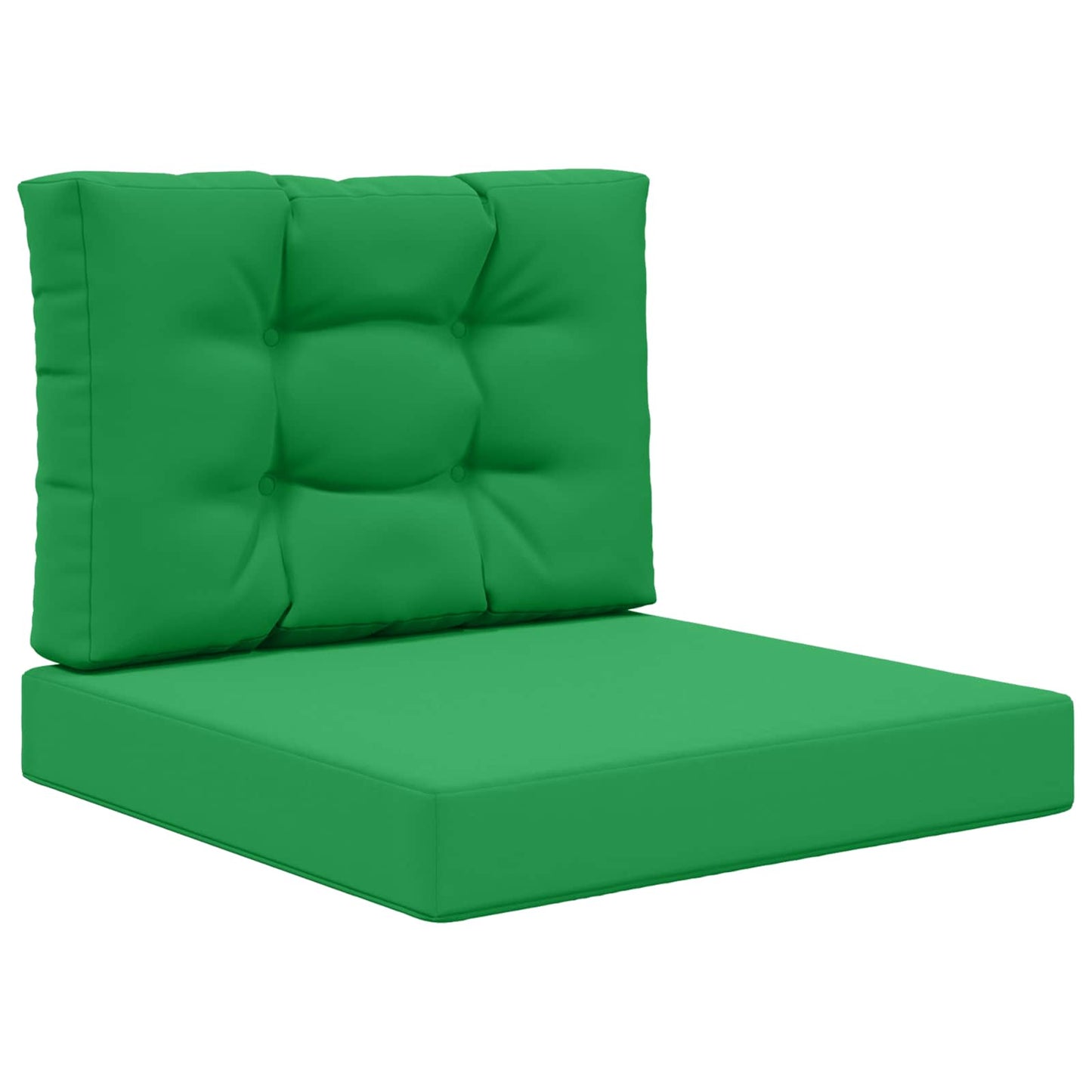Udendørs Sofa Pude 2 pcs Grøn Polyester