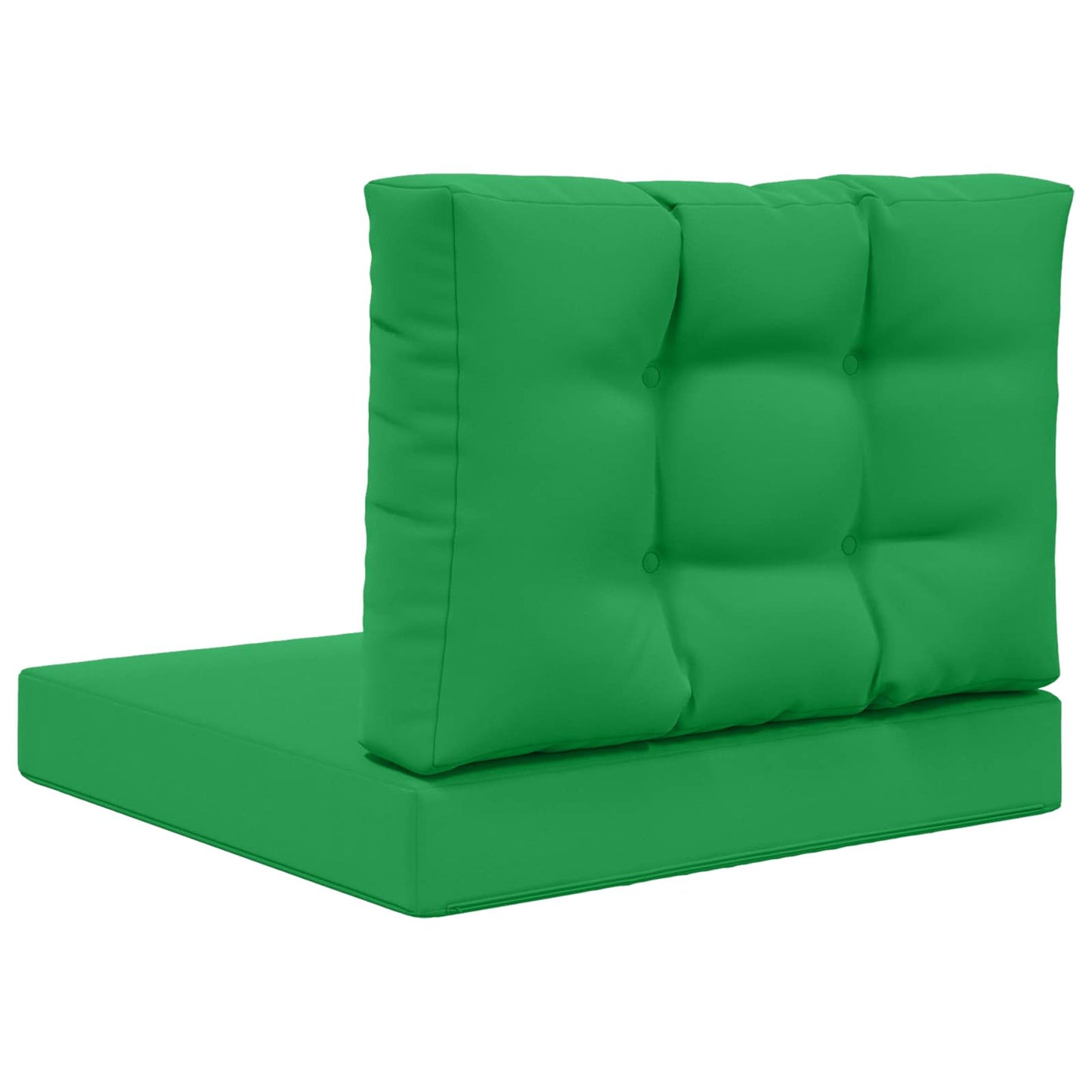 Udendørs Sofa Pude 2 pcs Grøn Polyester