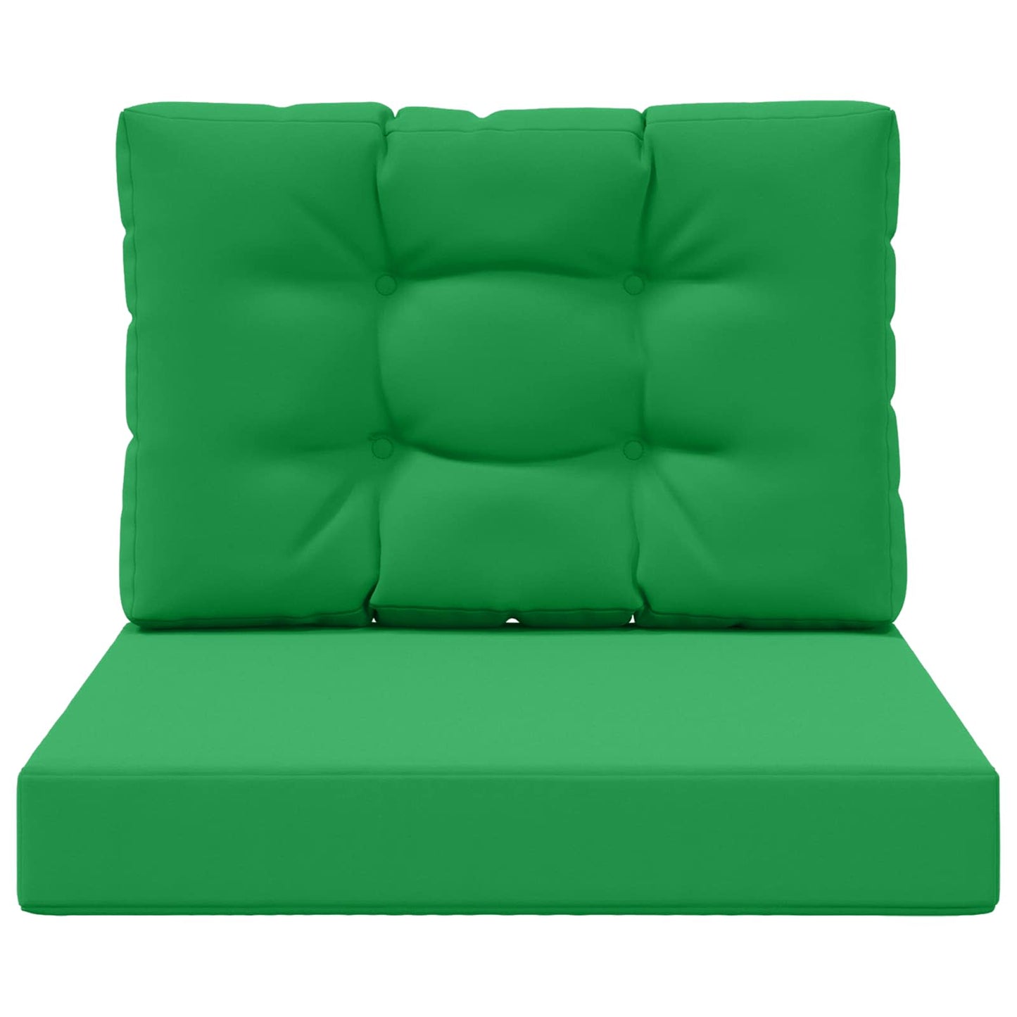 Udendørs Sofa Pude 2 pcs Grøn Polyester