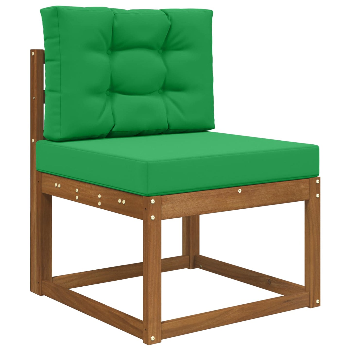 Udendørs Sofa Pude 2 pcs Grøn Polyester